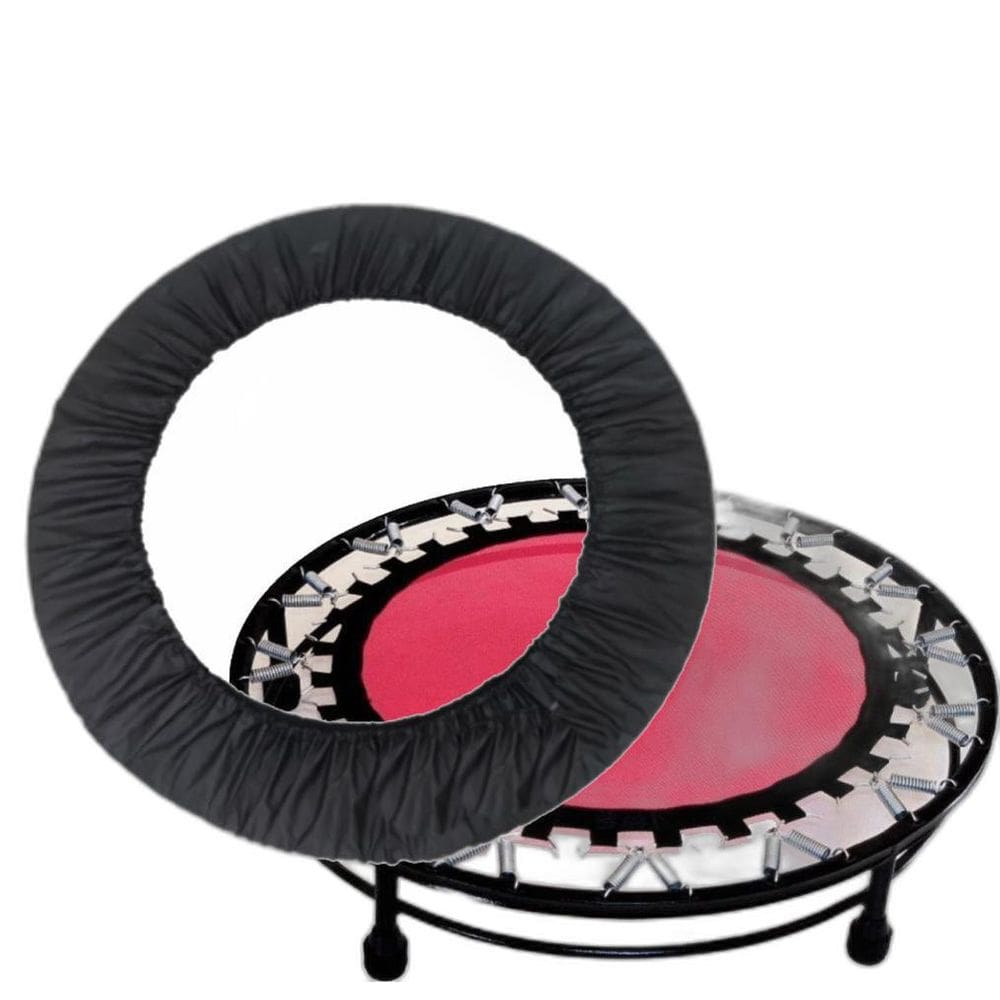 Cama Elástica Mini Jump Profissional Rosa + Capa Preta
