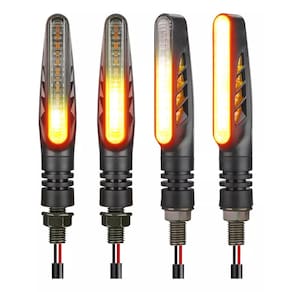 Kit 4 Piscas Seta Led Xre Cb300 Bros Cg Titan Fan 150 Sequencial