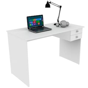 Mesa para Escritório Escrivaninha 2 Gavetas