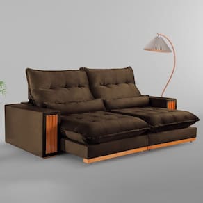 Sofá Retrátil e Reclinável 2 Lugares 210cm Santorini