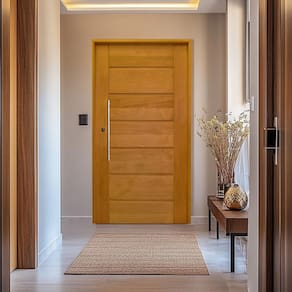 Porta Tauari Batente Misto 14 Puxador Tubo 80cm x 92cm x 210cm Direito 3B Rodam