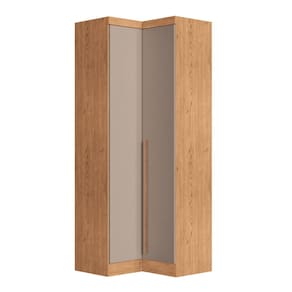 Móveis para Quarto Módulo Canto Reto 2 Porta Infinity Cedro/ Duna Line