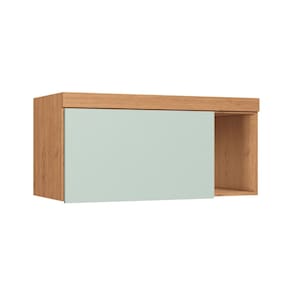 Armário Aéreo Modulado 1 Porta Infinity Cedro/ Pistache Line