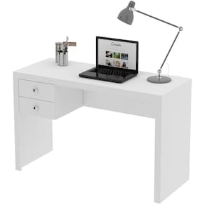 Mesa para Escritório Escrivaninha 2 Gavetas