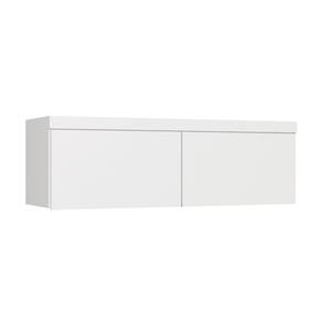 Armário Aéreo Modulado 2 Portas Infinity Branco Line/ Branco Line