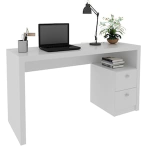 Mesa para Escritório Escrivaninha 2 Gavetas