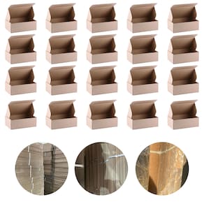 40 Unidades Caixa De Papelão Ondulado 26cm 3cm 13cm Pac Sedex Correios