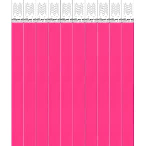 Pulseira Identificação Pink 100unid - Tecnomidia
