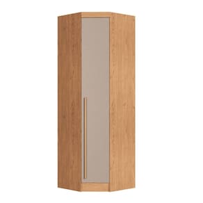 Guarda-Roupa Canto Oblíquo 1 Porta Infinity Cedro/ Duna Line