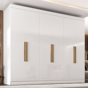 Guarda-Roupa com Pux 200x178x47 cm Paris Branco