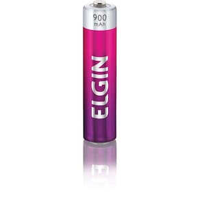 Pilha Recarregável Palito AAA 900mah 1.2v c/04 - Elgin