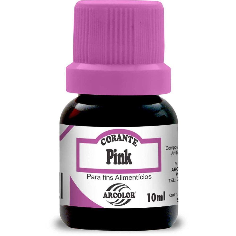 Corante Liquido Pink 10Ml