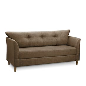 Sofá 3 Lugares Living para Sala Leblon 180cm Linho E03 - D`Rossi