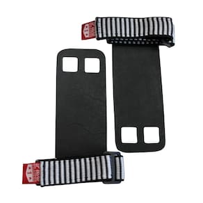 Grip 2 furos crossfit luva dedos protetor preto p