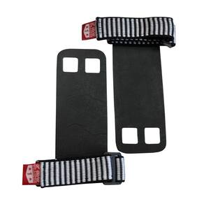 Grip 2 furos crossfit luva dedos protetor preto p