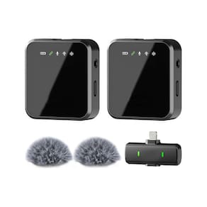 Microfone Sem Fio Com Lapela USB Tipo C MFC-19