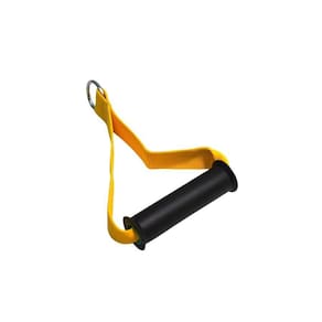 Puxador Estribo Nylon Simples Profissional Amarelo