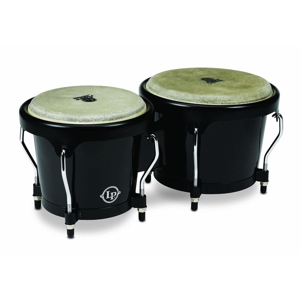 Bongos Latin Percussion LP Aspire Fiberglass LPA601F-BK Preto