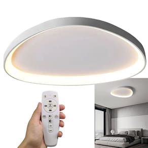 Luminaria Paflon Sobrepor Teto Led 3 Em 1 Ajustavel Controle Remoto Decoraçao Iluminaçao