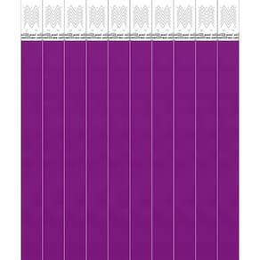 Pulseira Identificação Med Roxo 100unid - Tecnomidia