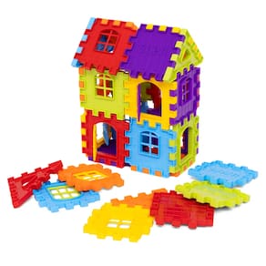 Brinquedo Didático Infinity House Pecinha Montar Tateti 28Pç