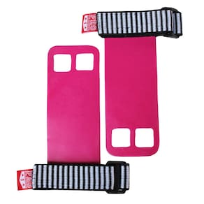 Grip 2 furos crossfit luva dedos protetor rosa g