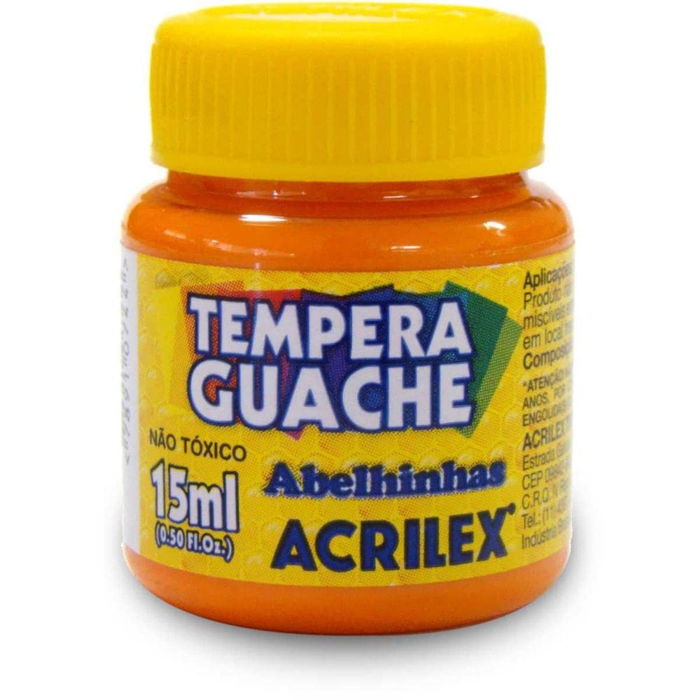 Tinta Guache 015Ml Laranja
