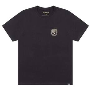 Camiseta Hurley Escudo WT25 Masculina Preto