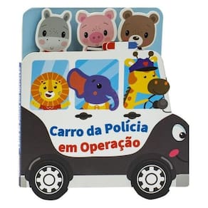 Passeando Pela Cidade: Carro Da Polícia Em Operação