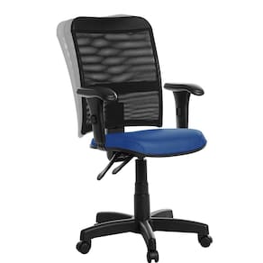 Cadeira de Escritório Giratória Azul 15kg