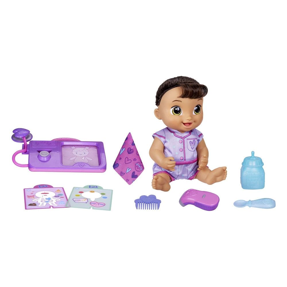 Boneca interativa Doctor Play Toy Baby Alive Lulu Achoo