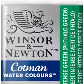 Aquarela Cotman W&N Pastilha 329 Intense Green