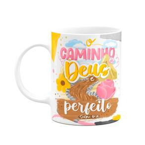 Caneca Salmo 18:30 - O caminho de Deus é perfeito - M2