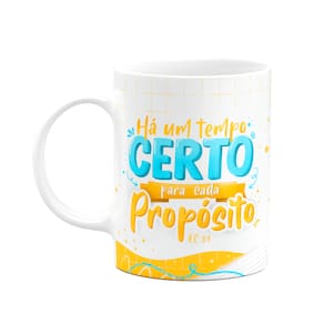 Caneca Salmos - Há um tempo certo para cada propósito