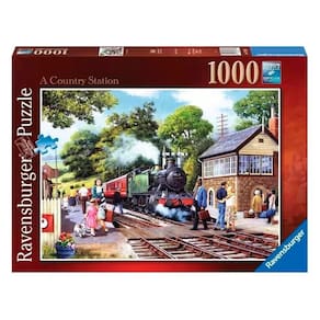 Puzzle 1000 peças Estação de Trem - Importado - Ravensburgerger