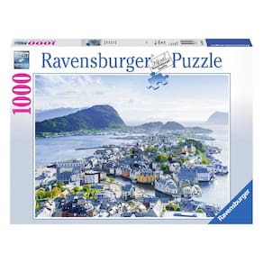 Puzzle 1000 peças Alesund - Noruega - Importado - Ravensburger