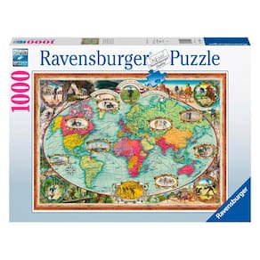 Puzzle 1000 peças Passeio Pelo Mundo - Importado - RavensburgerPuzzle 1000 p Puzzle 1000 peças Passeio Pelo Mundo - Importado - Ravensburger