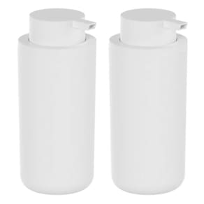 2x Dispenser de Parede Sabonete Detergente Ou Branco 500ml