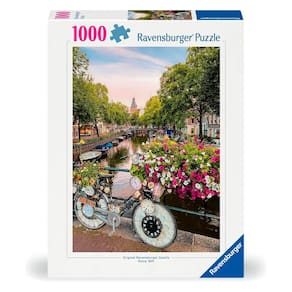 Puzzle 1000 peças Bicicleta em Amsterdam - Importado - Ravensburger
