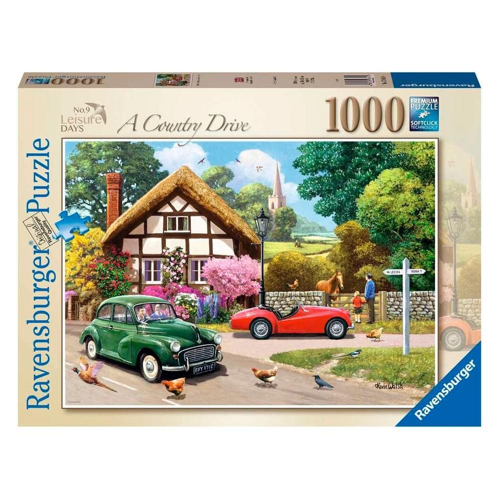 Puzzle 1000 peças Visita na Fazenda - Importado - Ravensburger