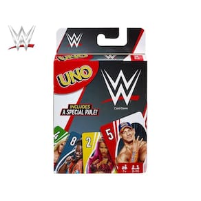 Jogo de cartas WWE Burier UN Mattel Games 112 cartas com mais de 7 anos