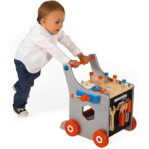 Brinquedo Didático Carrinho de Ferramentas Magnético 2 em 1