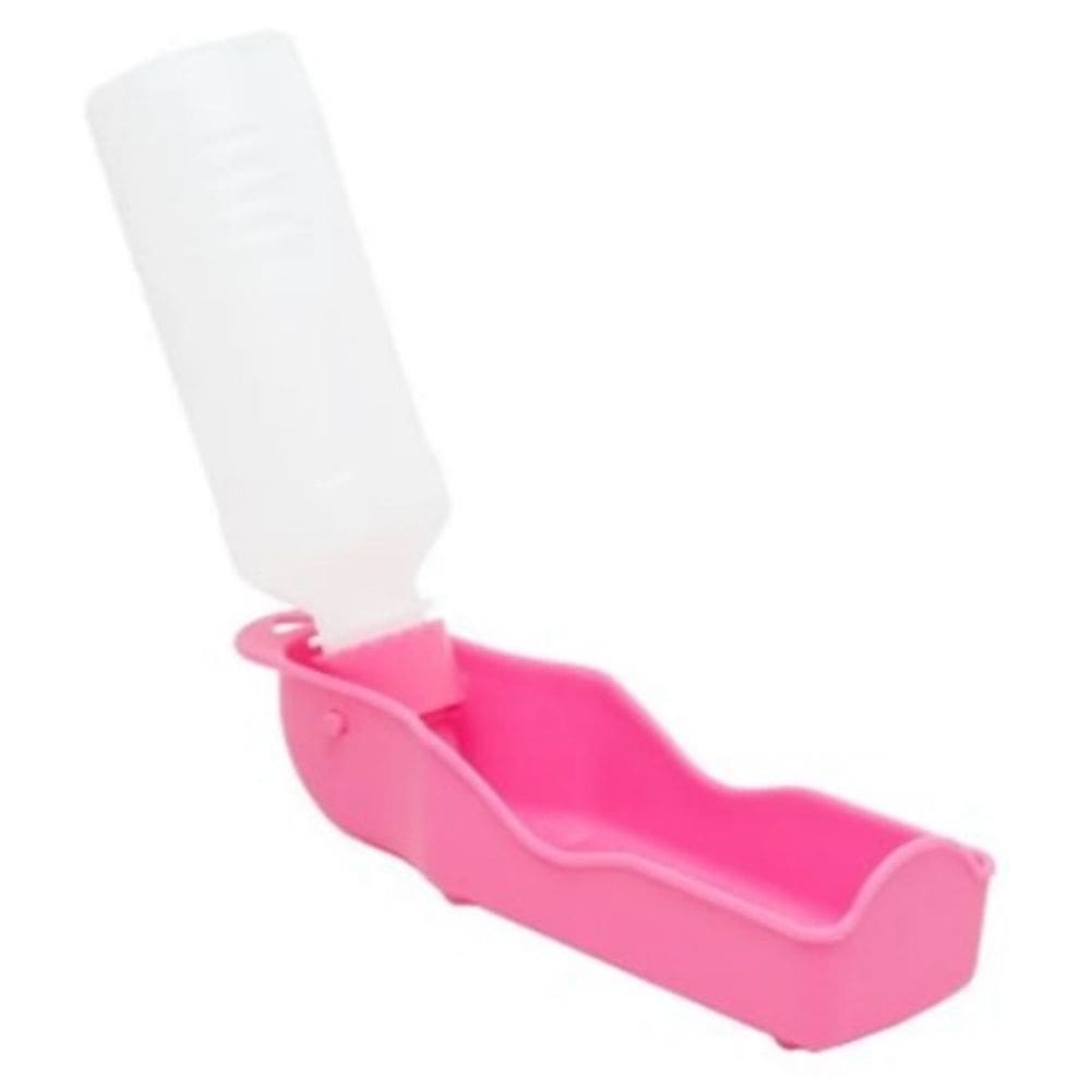 Bebedouro Pet Portátil 240Ml Rosa