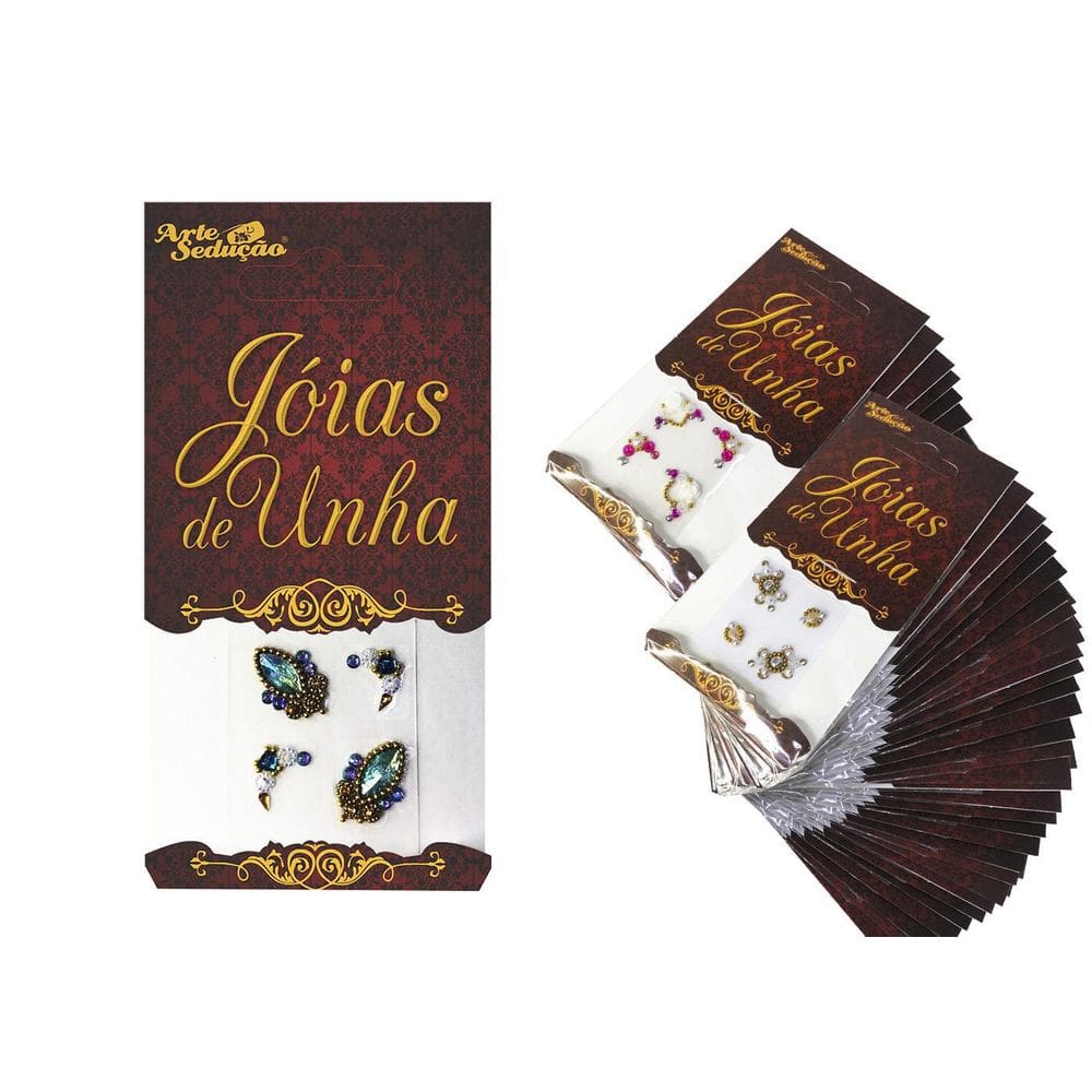 Kit 400 Jóias De Unha, Arte Sedução