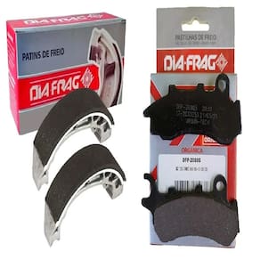 Kit Patim Lona Freio + Pastilha Honda Pcx 150 2019-2020 Diafrag