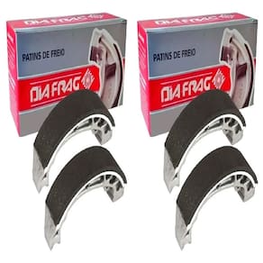 kit Patim Dianteira + Traseira Dafra super 50 super 100 CG 125 1977-1982 DFH00127