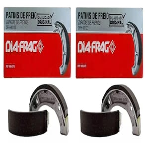 Kit Patim Lona Honda Pop 100 Dianteira E Traseira Diafrag Dfh-00123