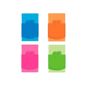 Borracha com Capa Plástica Color - Leo e Leo