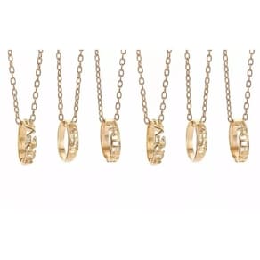 Colares Eternas Amigas Best Friends Folheado A Ouro 18k
