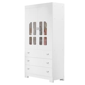 Guarda Roupa Infantil New Katatau 2 Portas Branco Acetinado - Reller